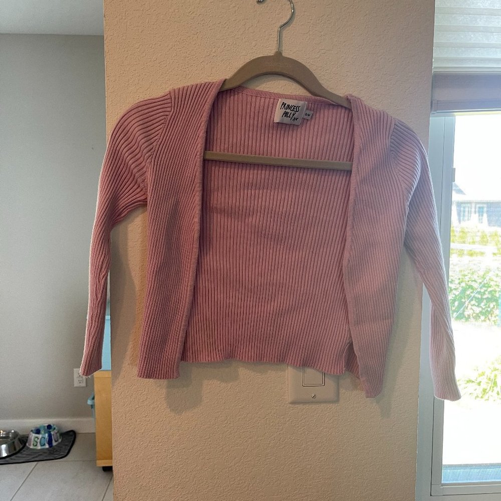 princess polly pink cardigan